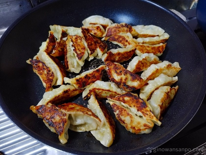 かめかめ島餃子　焼き方